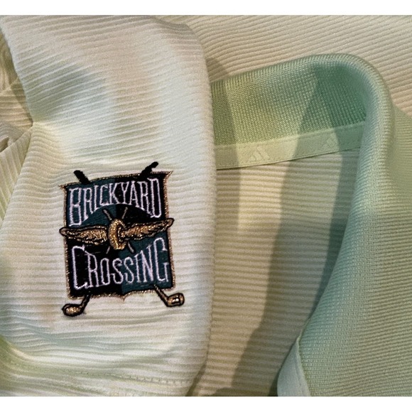 Indianapolis Motor Speedway‎ Brickyard Crossing Adidas Men's Polo Shirt Large - Picture 7 of 7